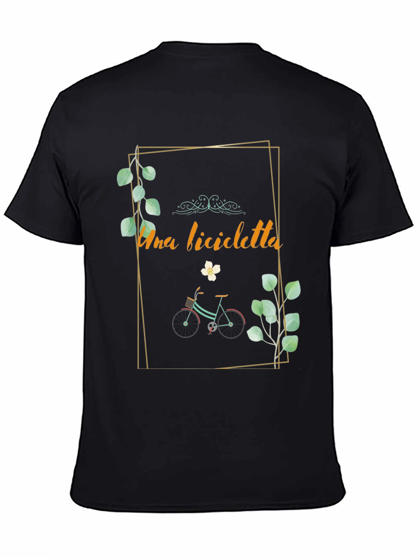 Stylish Una Bicicletta Graphic Tee