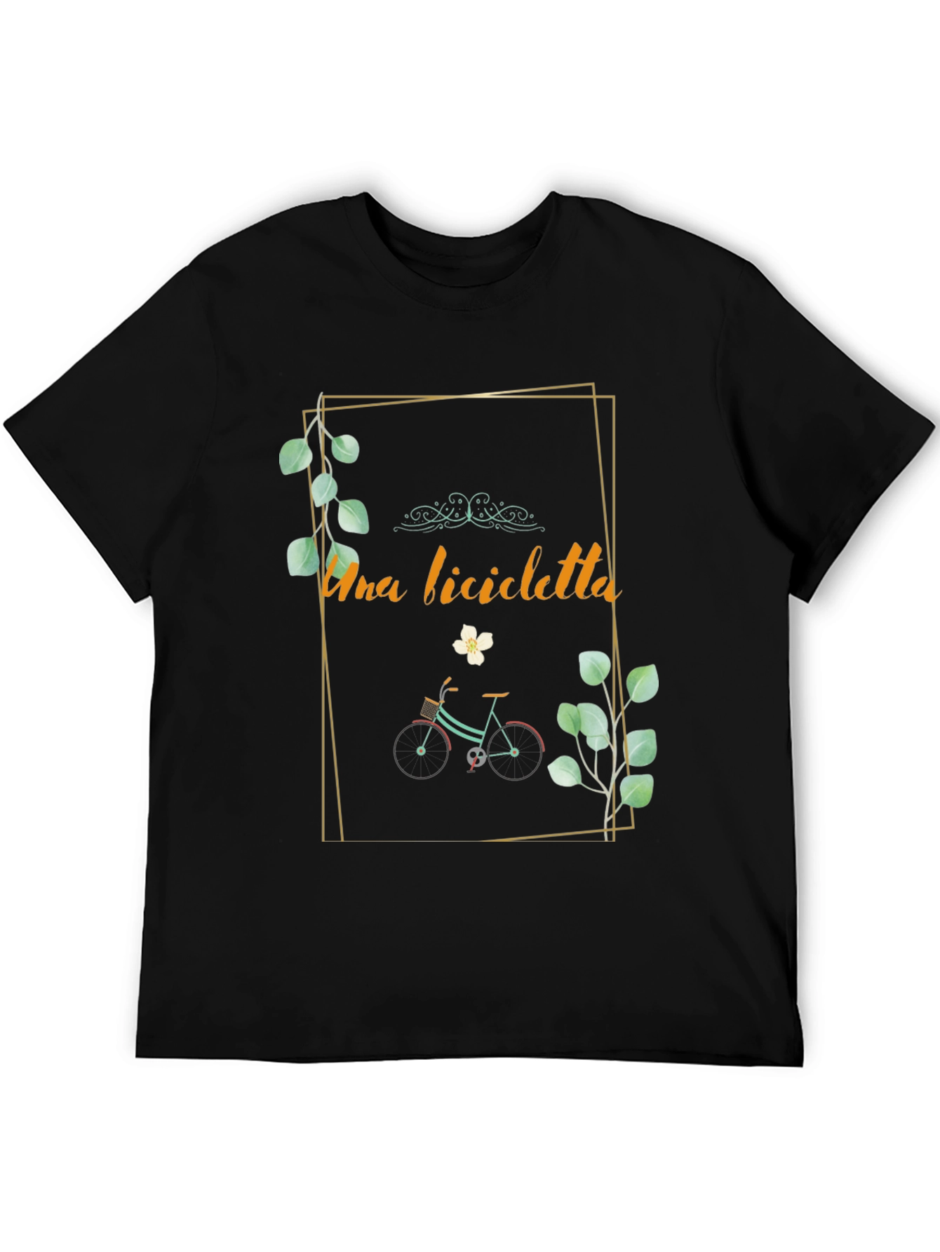 Stylish Una Bicicletta Graphic Tee