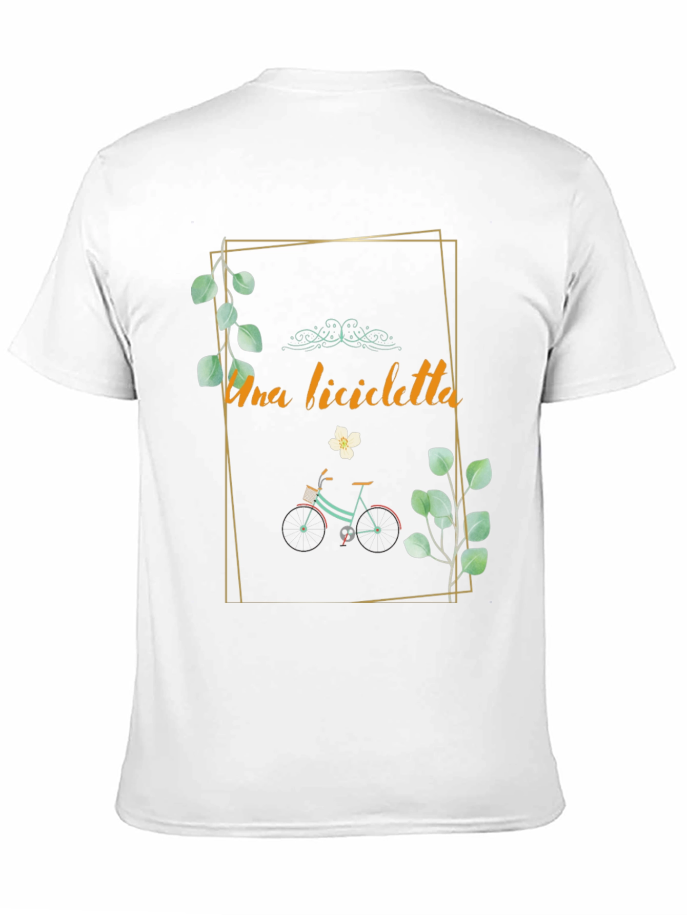 Stylish Una Bicicletta Graphic Tee