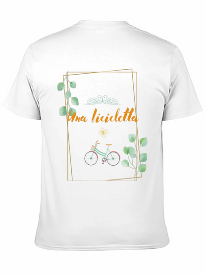Stylish Una Bicicletta Graphic Tee