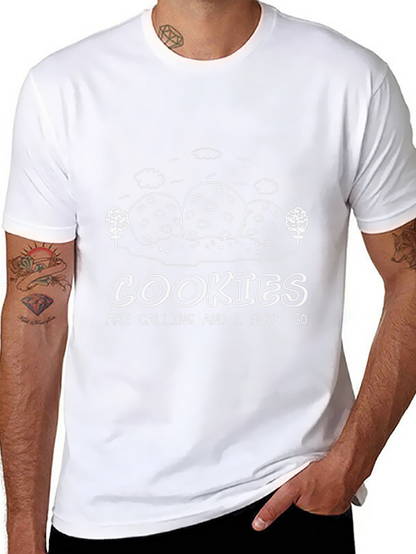 Cookies Are Calling T-Shirt Black Tee