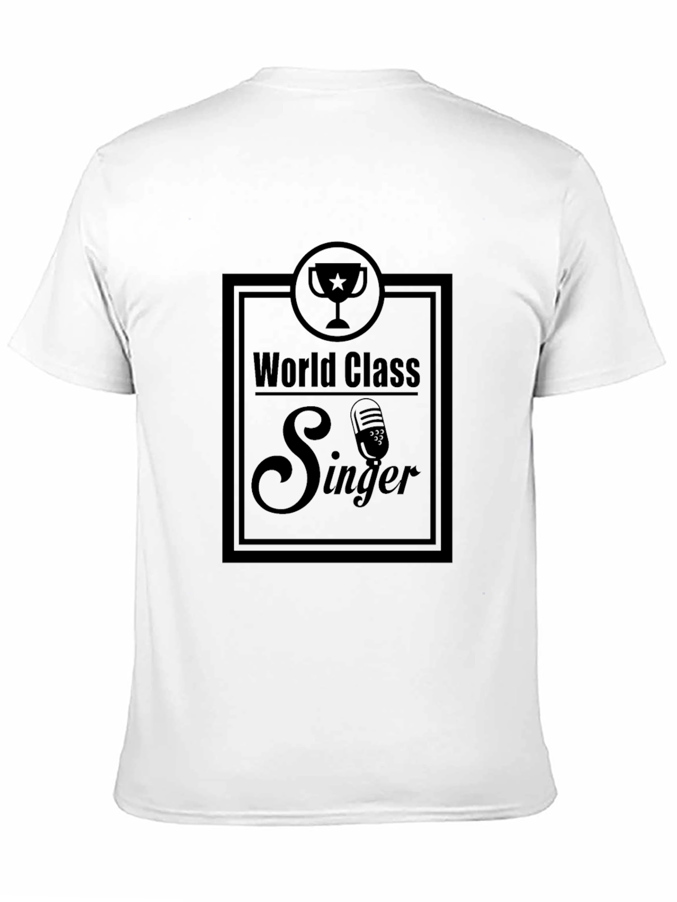 World Class Singer Black T-Shirt