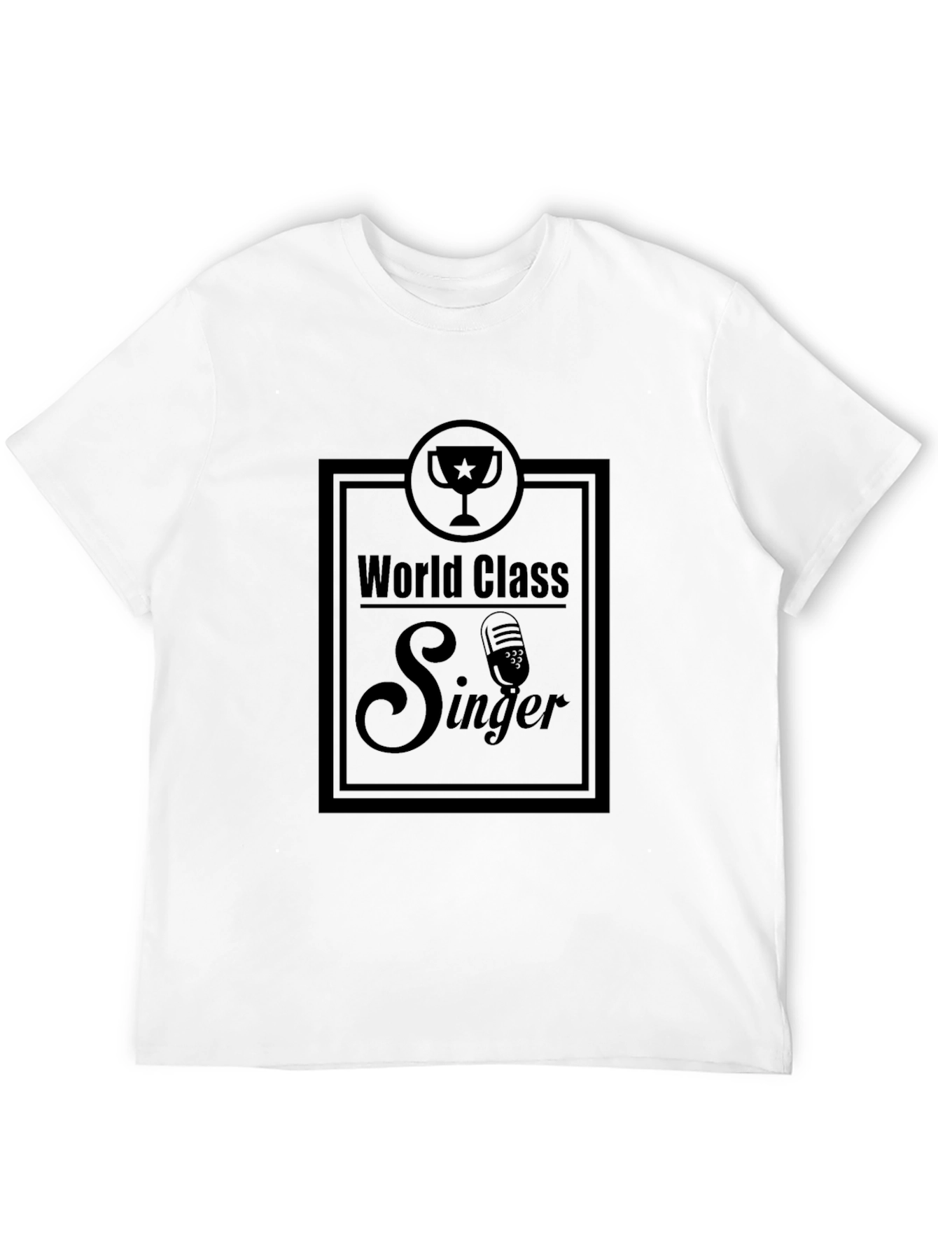 World Class Singer Black T-Shirt
