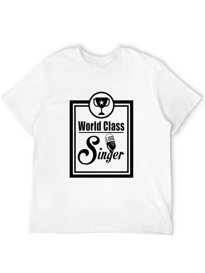 World Class Singer Black T-Shirt