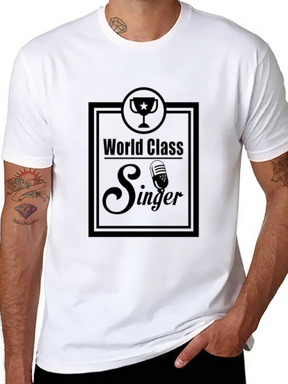 World Class Singer Black T-Shirt