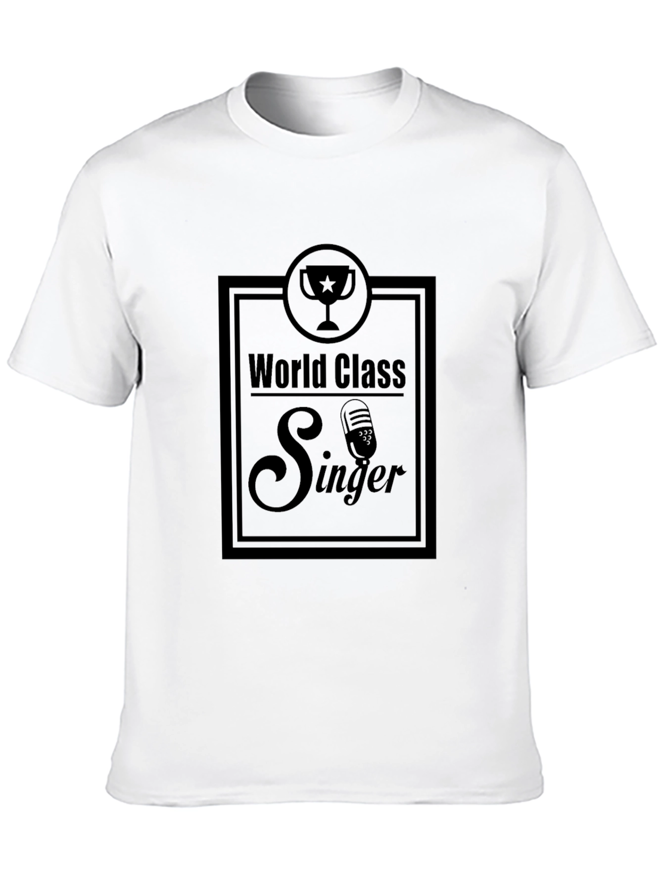 World Class Singer Black T-Shirt