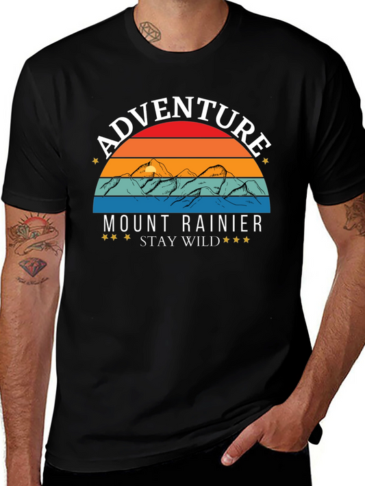 Mount Rainier Adventure Tee - Stay Wild!