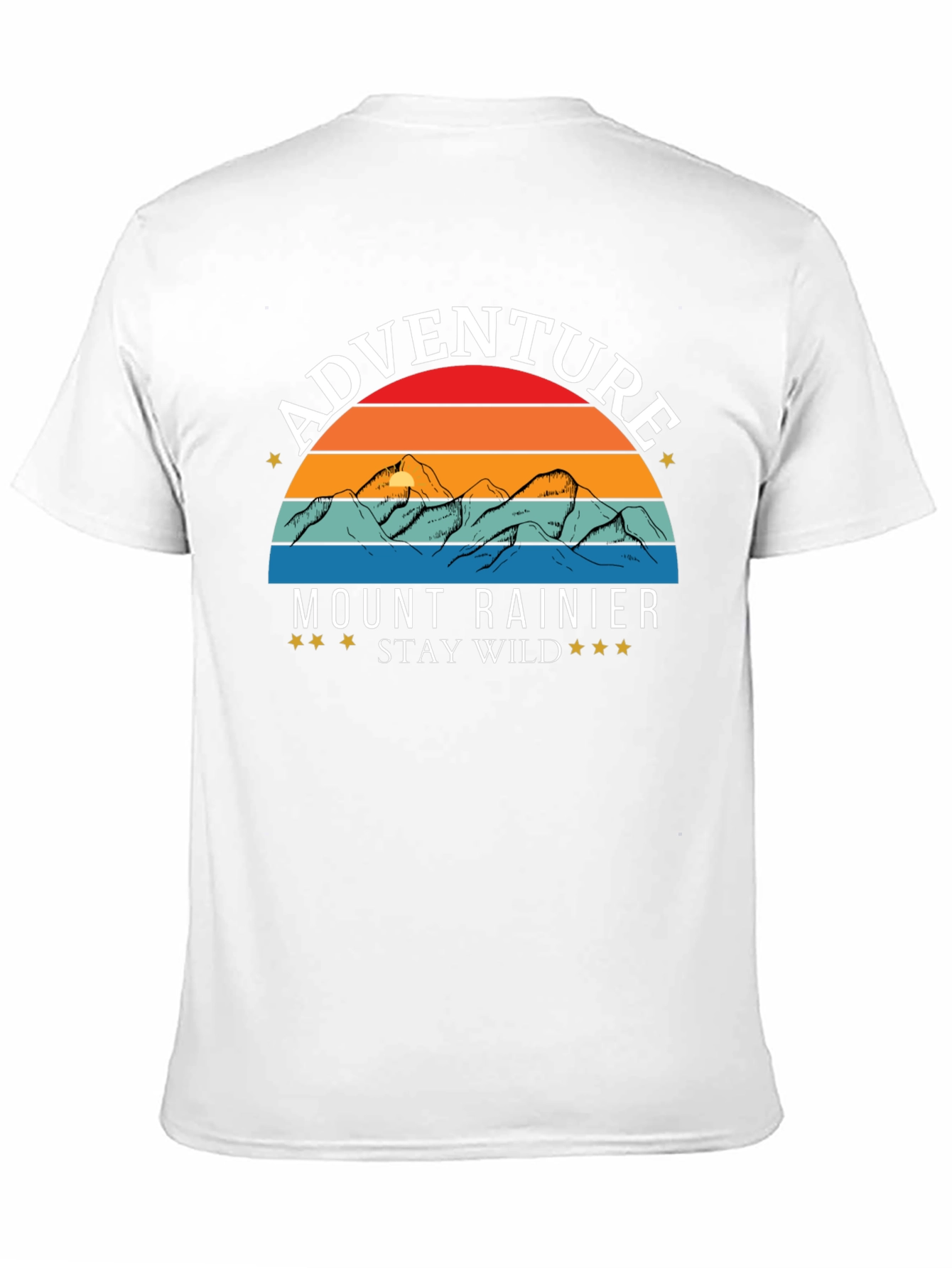 Mount Rainier Adventure Tee - Stay Wild!