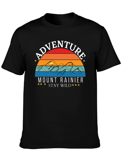 Mount Rainier Adventure Tee - Stay Wild!