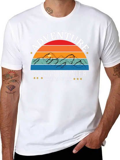 Mount Rainier Adventure Tee - Stay Wild!