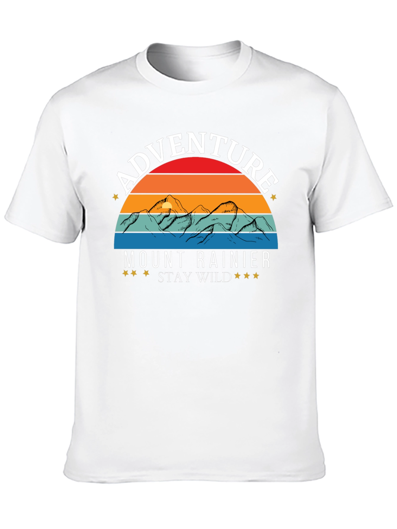 Mount Rainier Adventure Tee - Stay Wild!