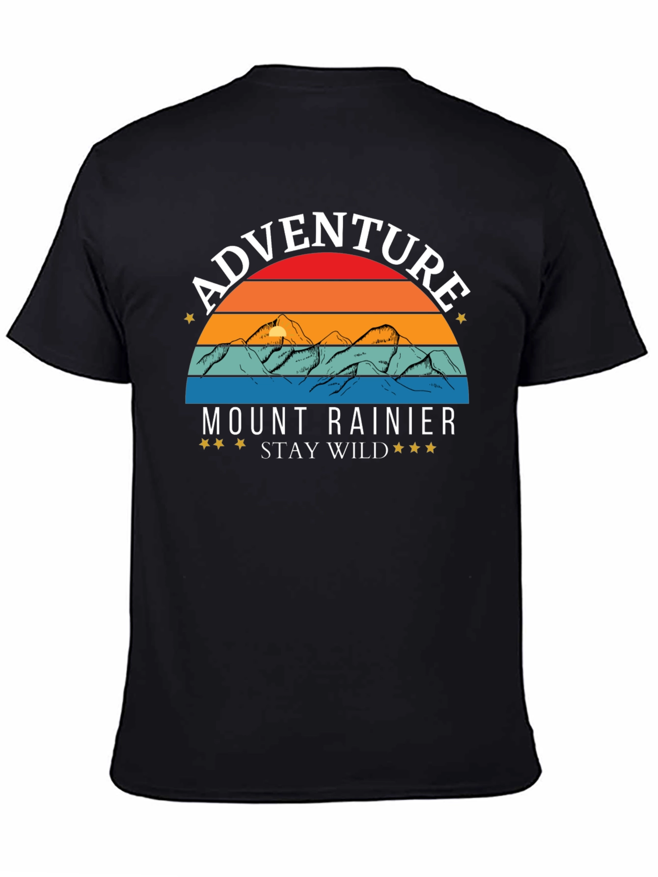 Mount Rainier Adventure Tee - Stay Wild!