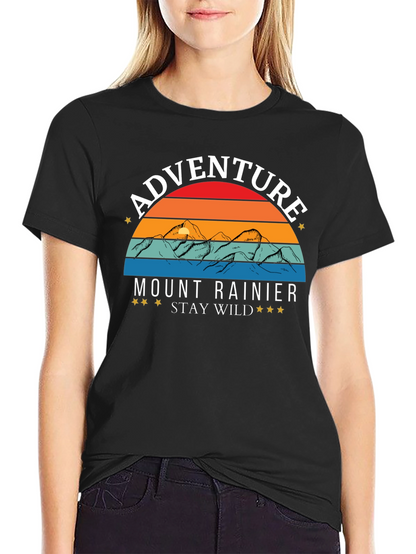 Mount Rainier Adventure Tee - Stay Wild!