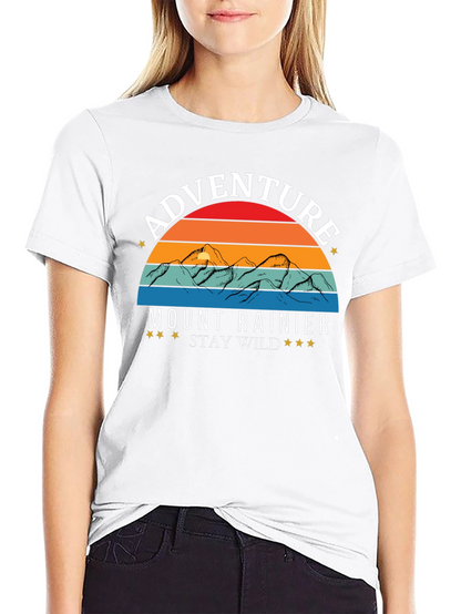 Mount Rainier Adventure Tee - Stay Wild!