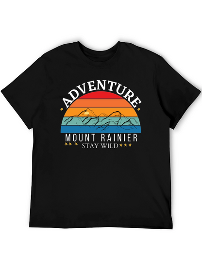 Mount Rainier Adventure Tee - Stay Wild!