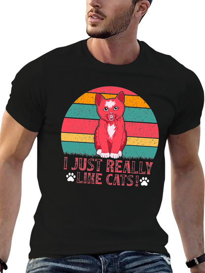 I Just Really Like Cats T-Shirt