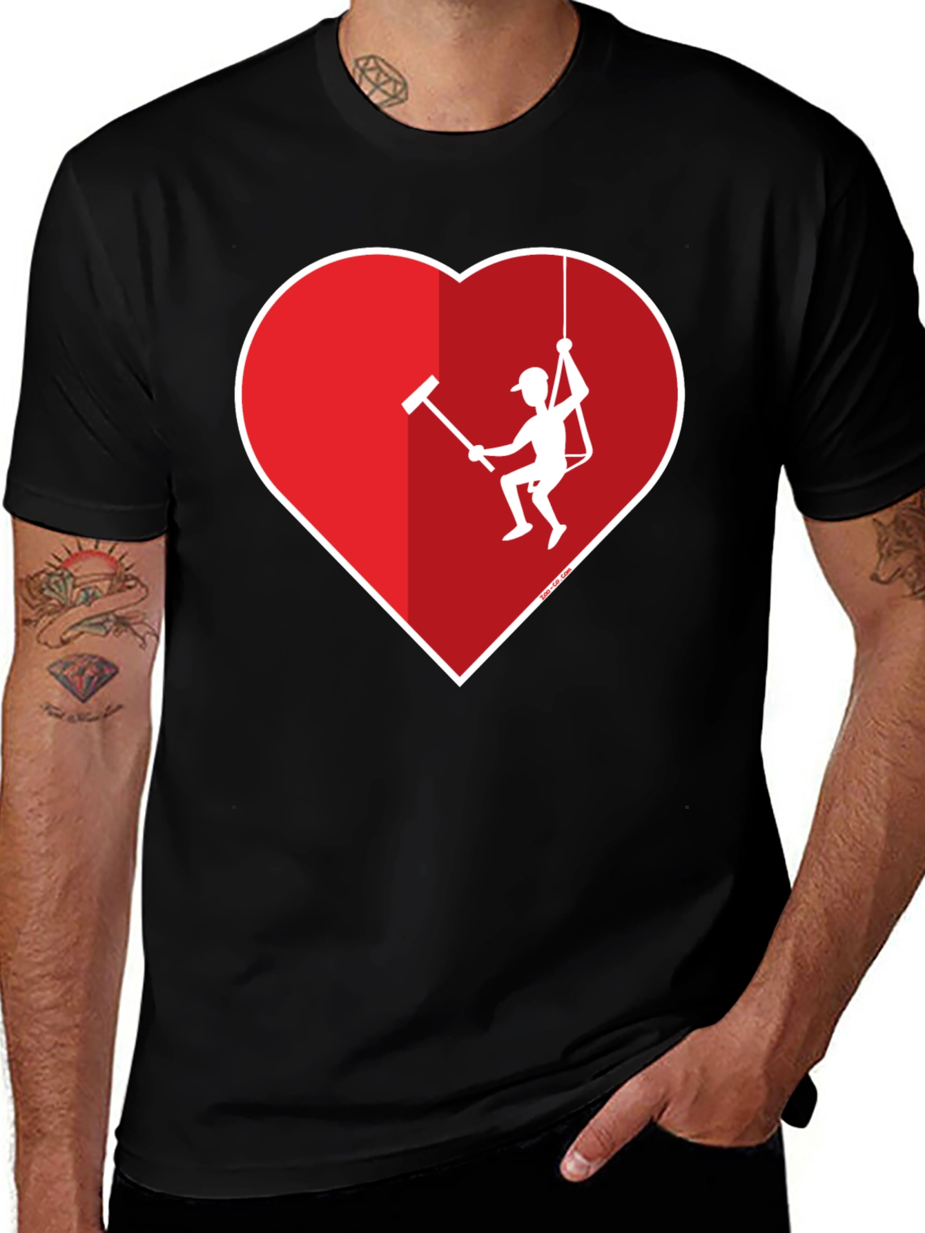 Heart Window Washer Graphic Tee