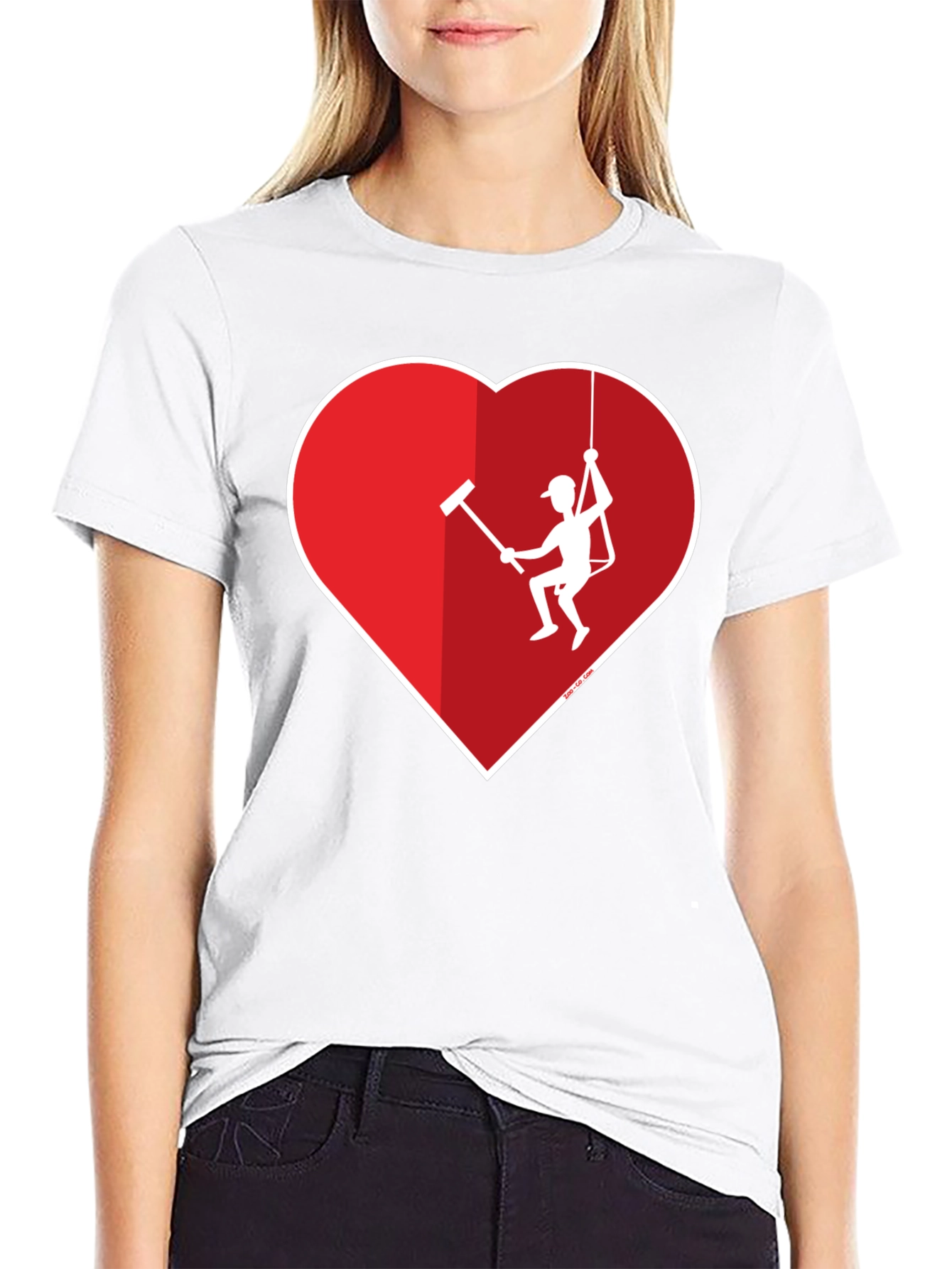 Heart Window Washer Graphic Tee