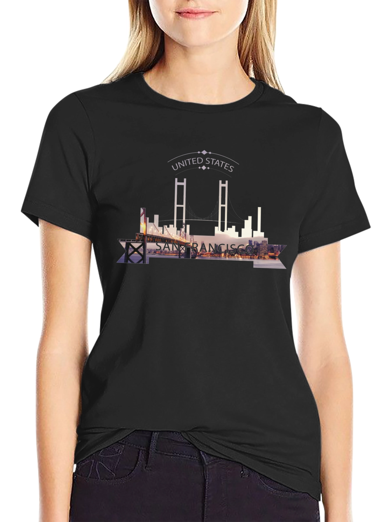San Francisco Skyline Graphic T-Shirt