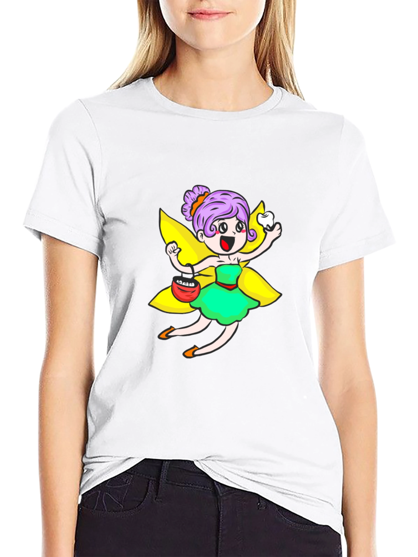 Tooth Fairy Graphic Tee - Black