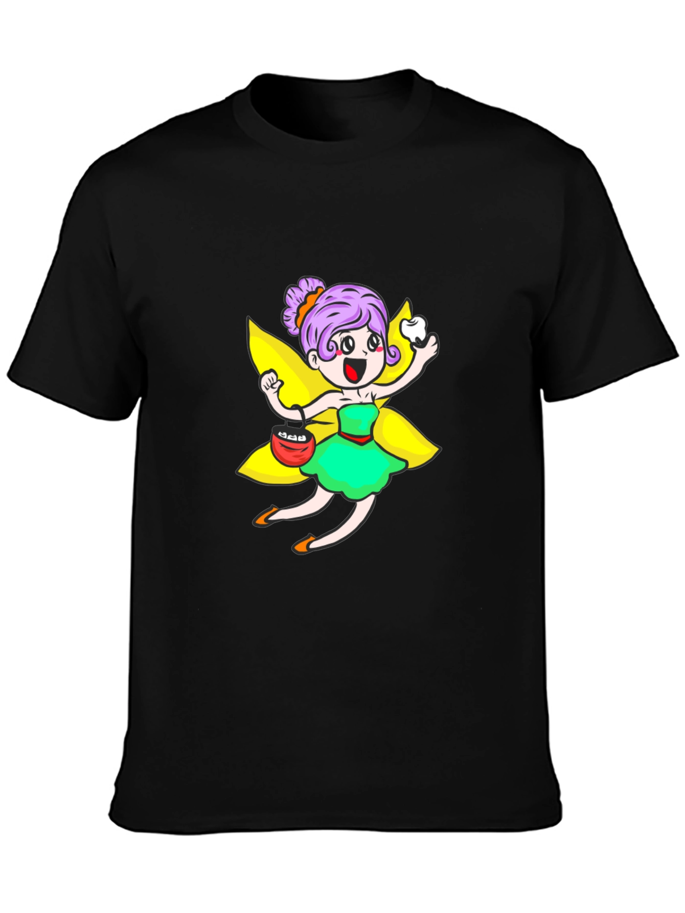Tooth Fairy Graphic Tee - Black