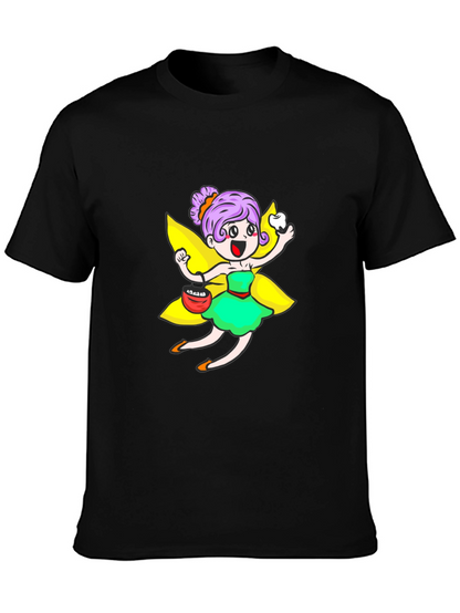 Tooth Fairy Graphic Tee - Black