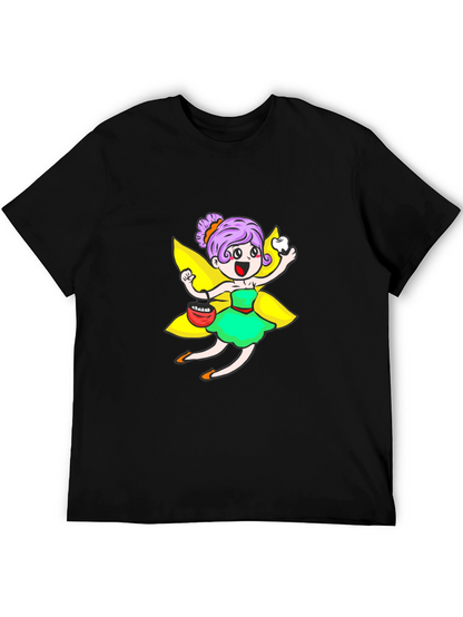 Tooth Fairy Graphic Tee - Black