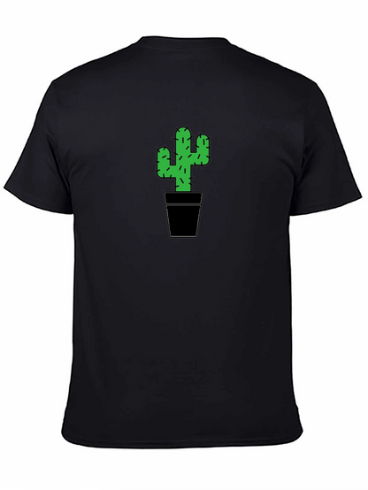 Cactus Graphic Tee - Cool & Trendy Black T-Shirt