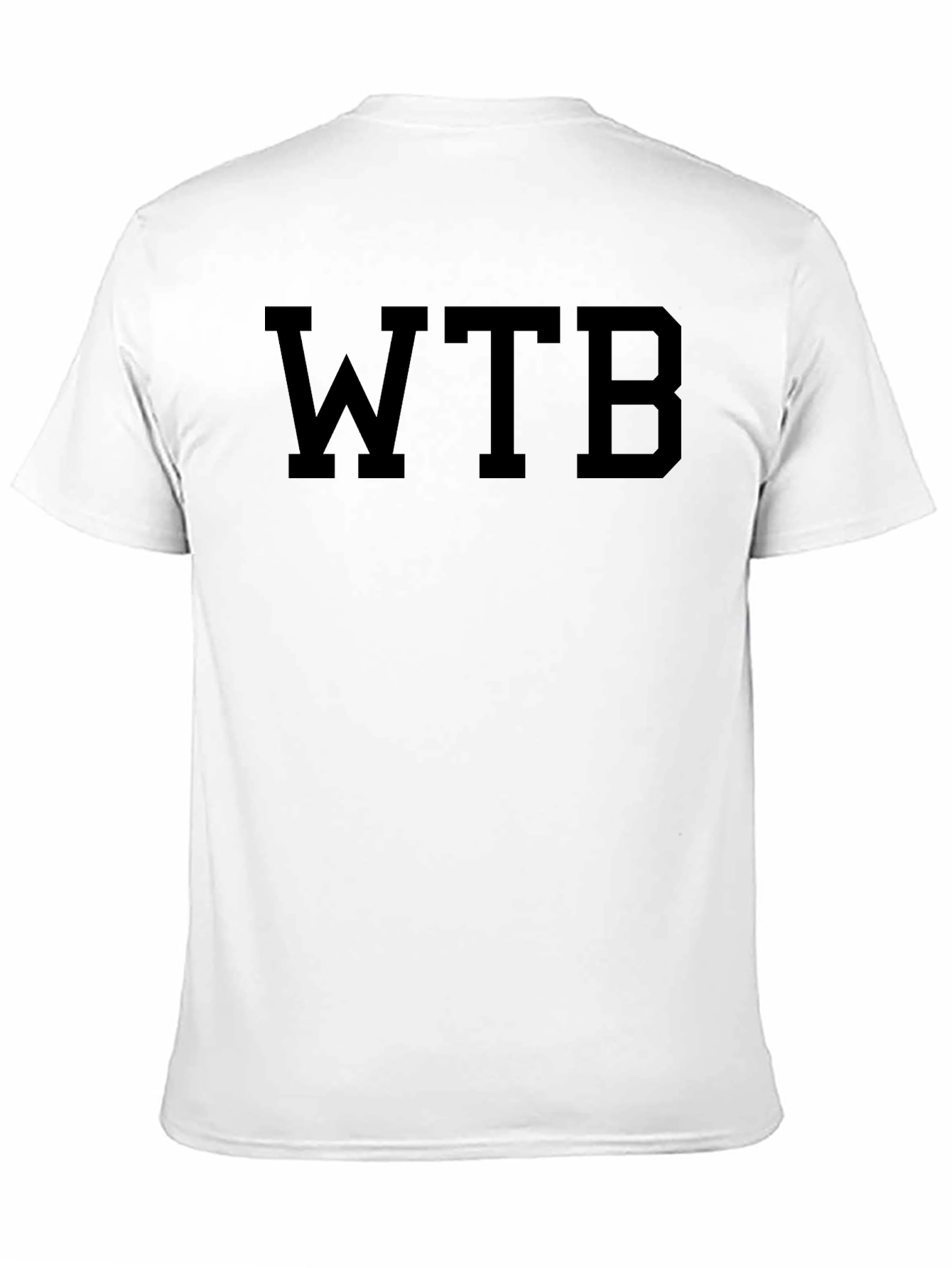 WTB Bold Black Tee - Mens Fashion