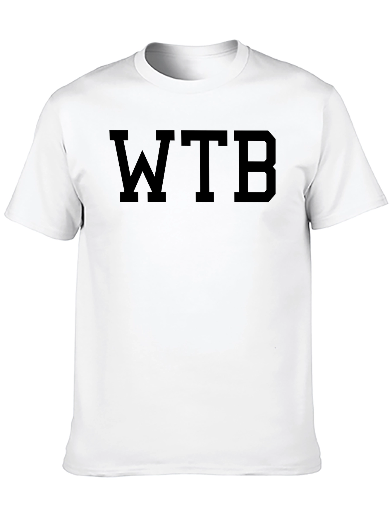 WTB Bold Black Tee - Mens Fashion
