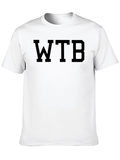 WTB Bold Black Tee - Mens Fashion