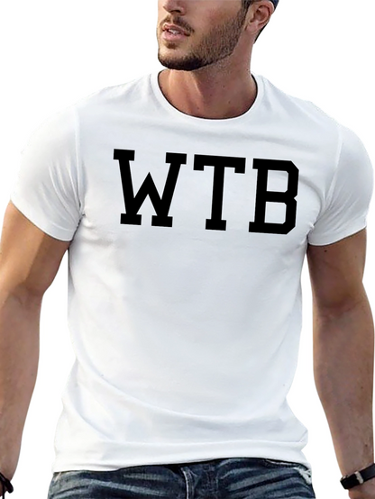 WTB Bold Black Tee - Mens Fashion