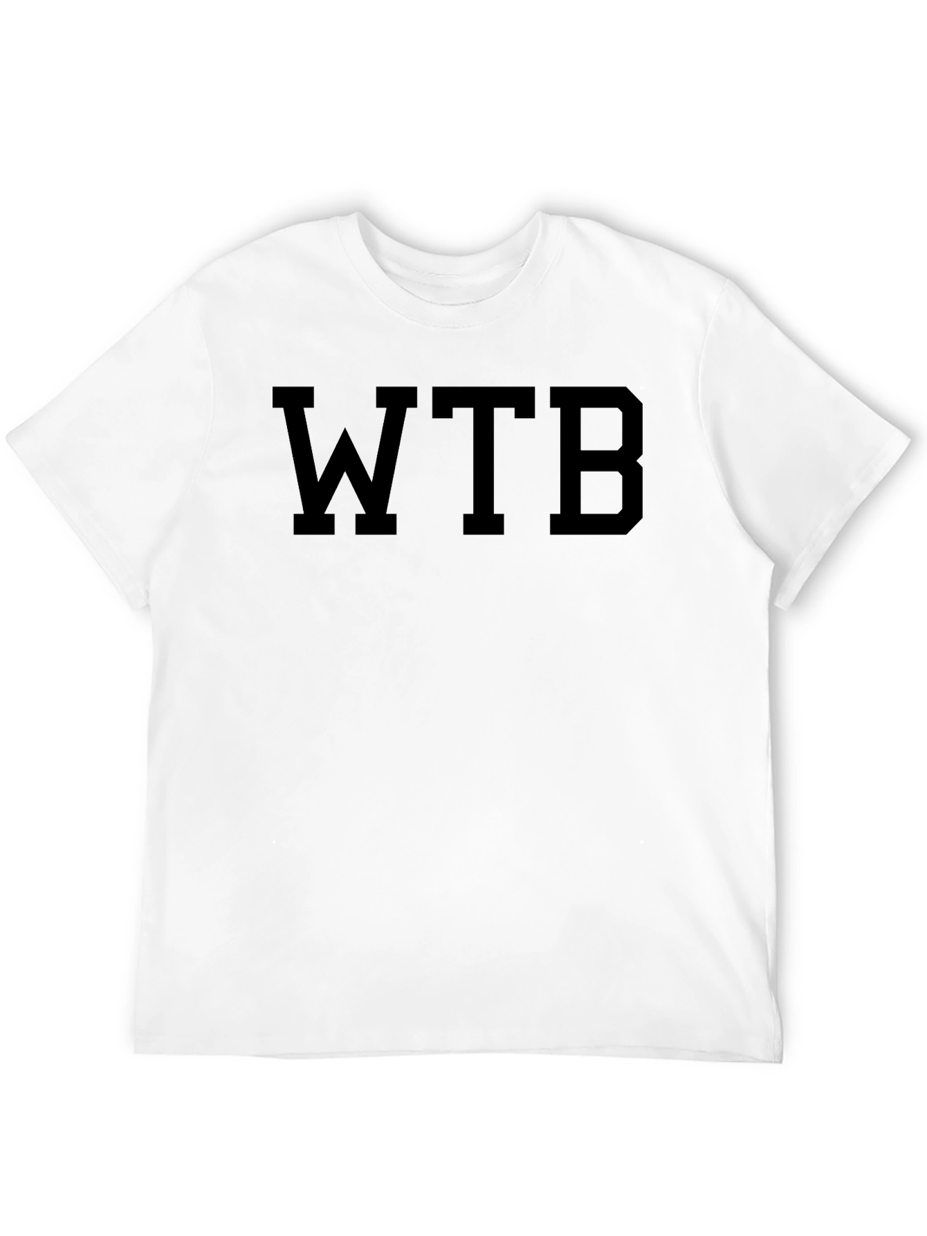 WTB Bold Black Tee - Mens Fashion