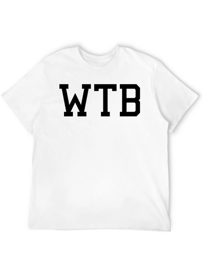 WTB Bold Black Tee - Mens Fashion
