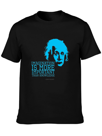 Einstein Imagination T-Shirt - Knowledge is Important