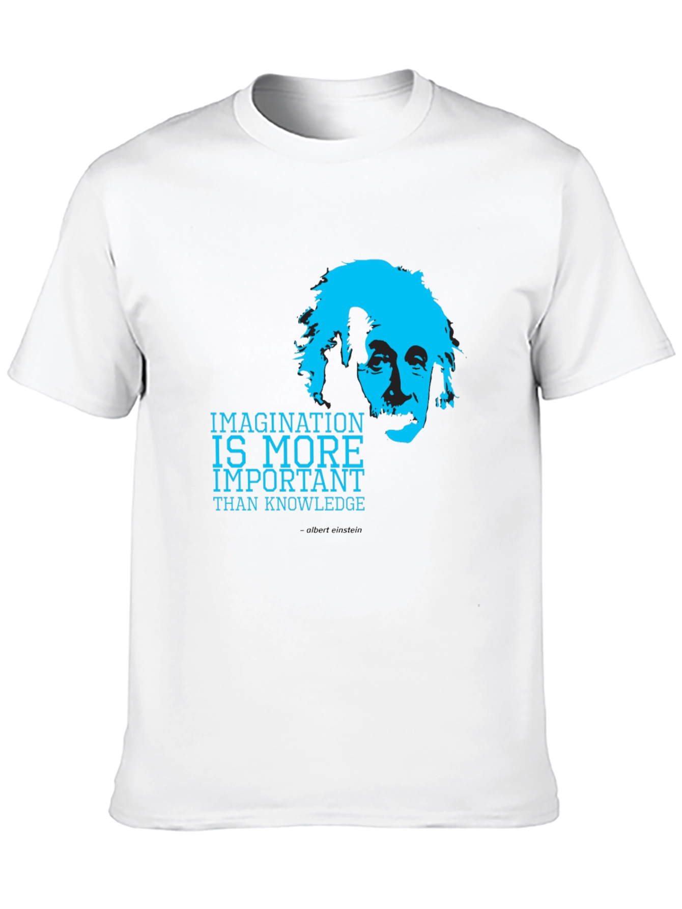 Einstein Imagination T-Shirt - Knowledge is Important