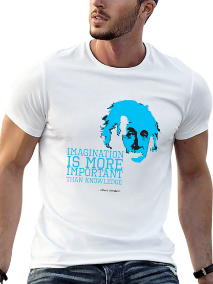 Einstein Imagination T-Shirt - Knowledge is Important
