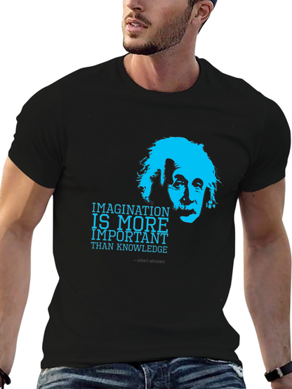 Einstein Imagination T-Shirt - Knowledge is Important