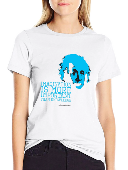 Einstein Imagination T-Shirt - Knowledge is Important