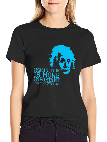Einstein Imagination T-Shirt - Knowledge is Important