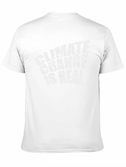 Climate Change is Real Graphic Tee - Black