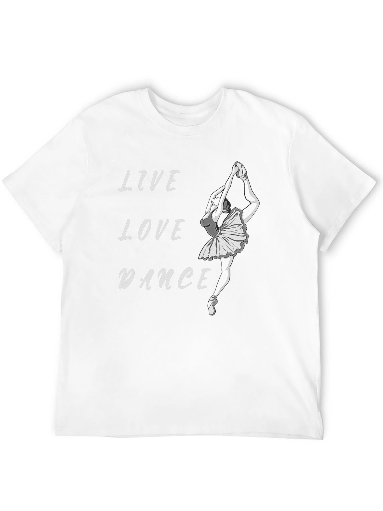 Live Love Dance Black Graphic T-Shirt