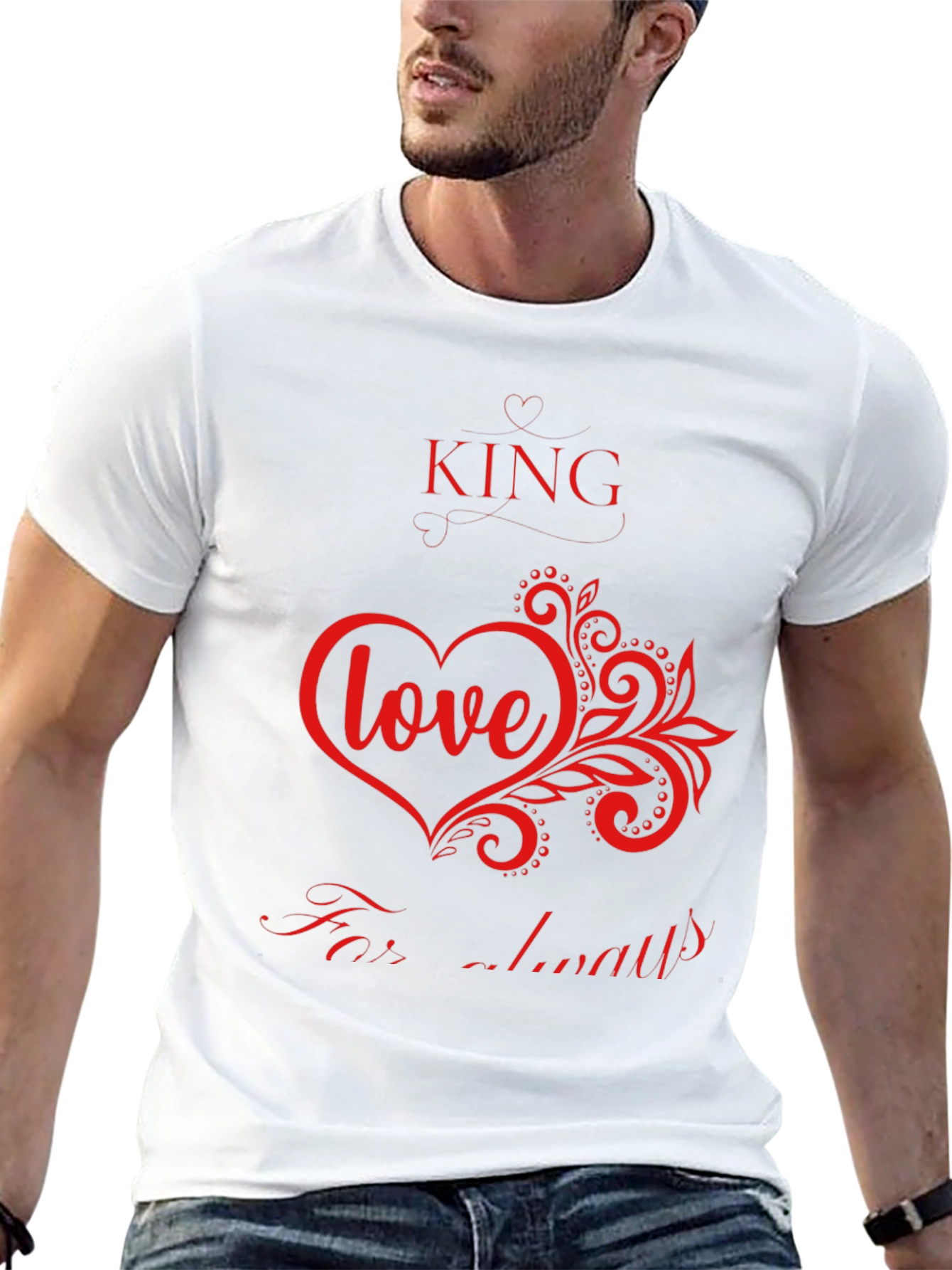 King Love Always Graphic T-Shirt