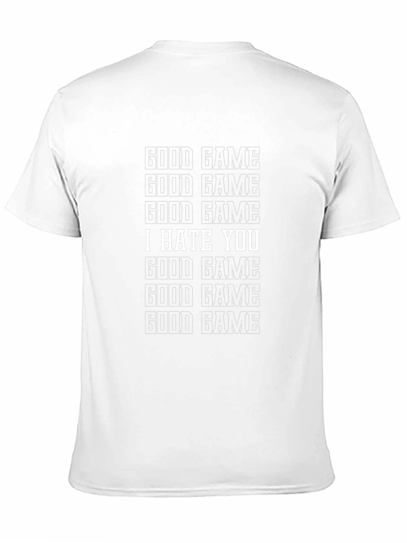 Good Game I Hate You Graphic Tee - Black