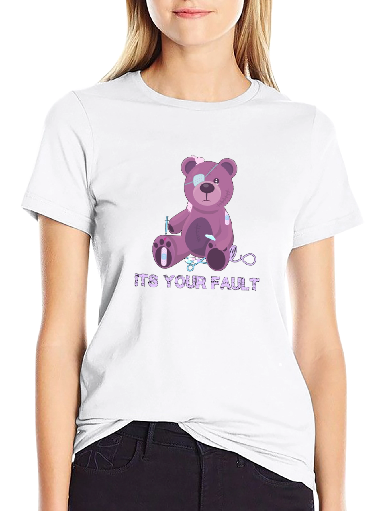 Its Your Fault Teddy Bear T-Shirt