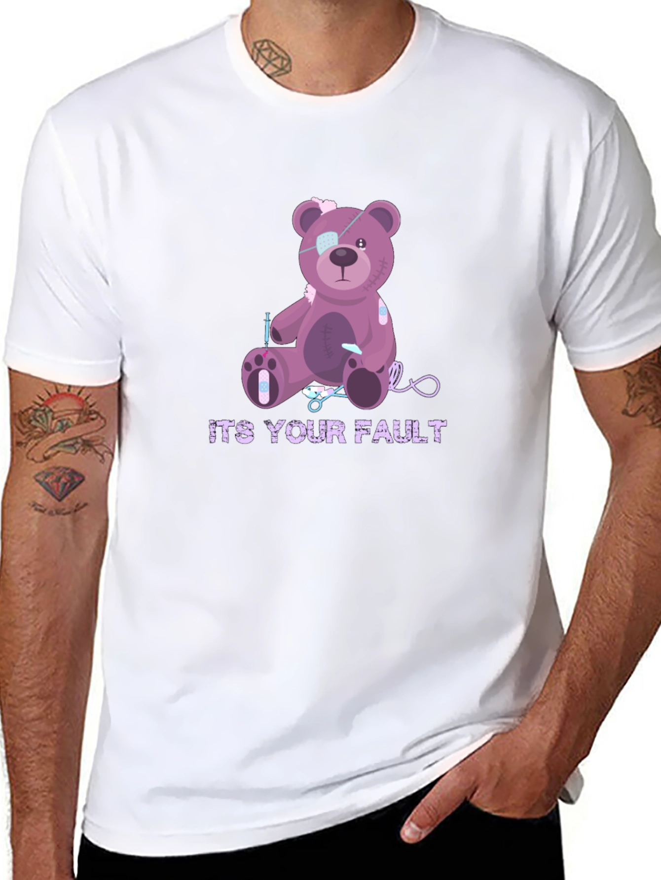 Its Your Fault Teddy Bear T-Shirt