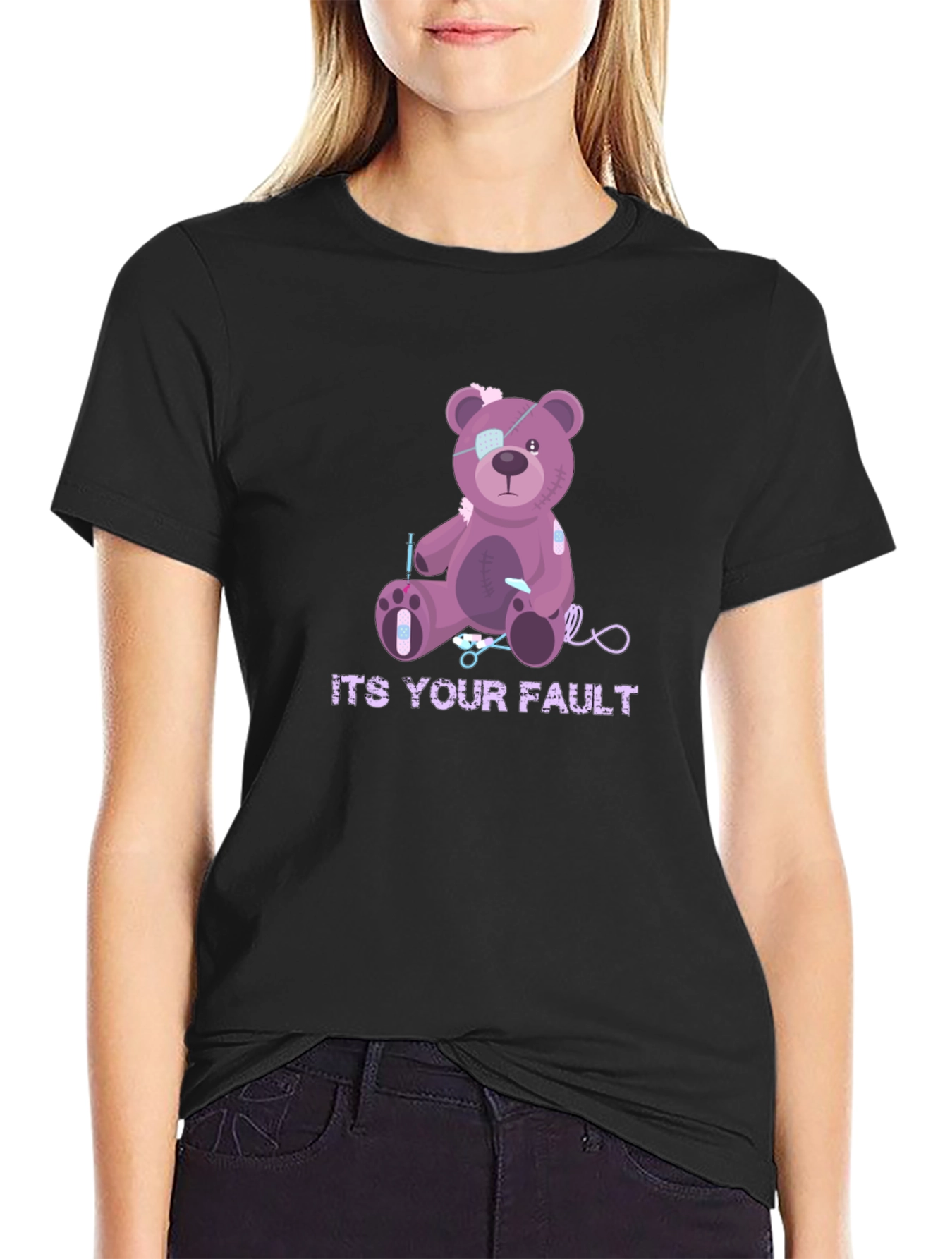 Its Your Fault Teddy Bear T-Shirt