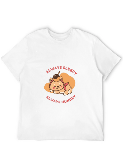 Always Sleepy Hungry Shiba Inu T-Shirt