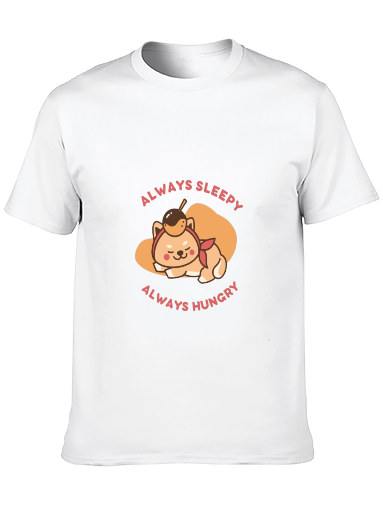 Always Sleepy Hungry Shiba Inu T-Shirt