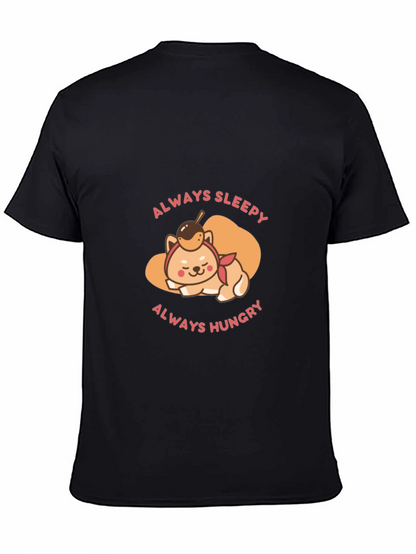 Always Sleepy Hungry Shiba Inu T-Shirt